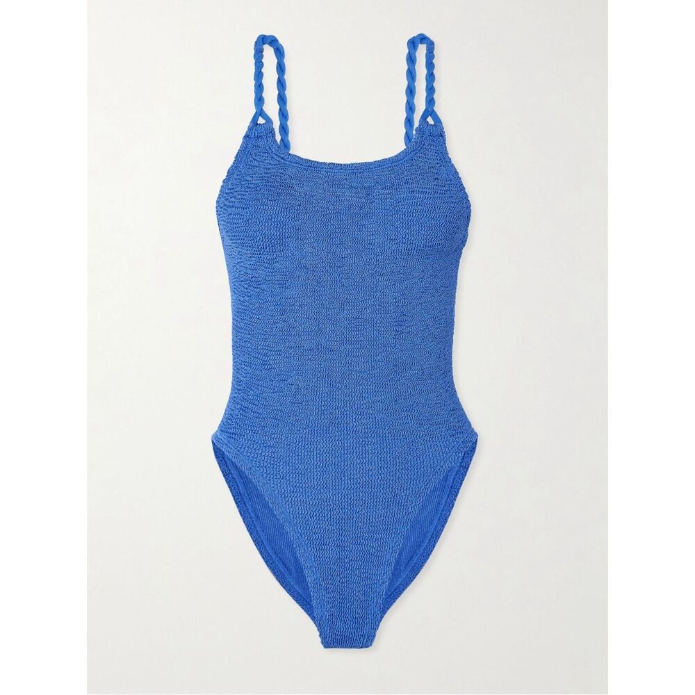 Hunza G Blue One Piece Swimsuit